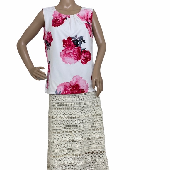 😳SALE😳 Calvin Klein Women’s Top Rose, sM ALSU00590 - Picture 2 of 8